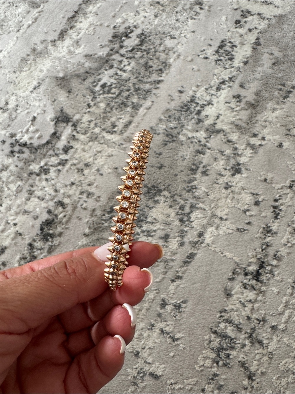 clash inspired rose gold bracelet